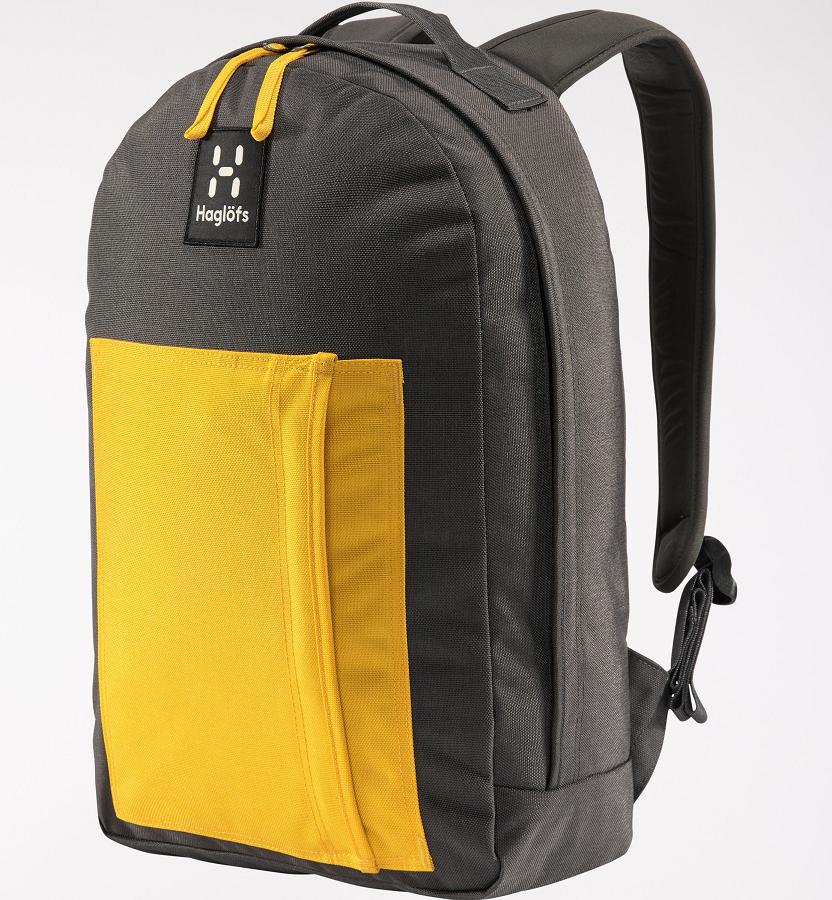 Haglöfs Mens Floda Daypack Black Yellow New Zealand 53796USGY